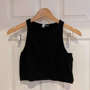 H&M - Divided - High Neck Crop Top - Size Large